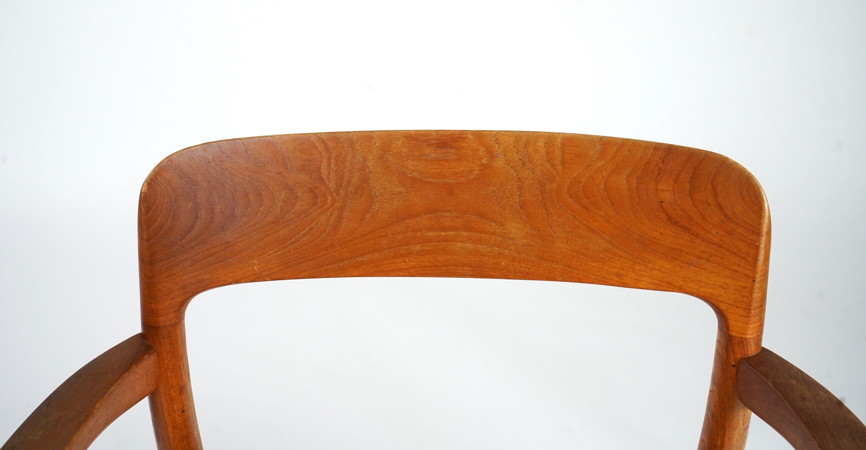 Niels Otto Møller (Danish, 1920-1982) for JL Møllers Møbelfabrik: A set of ten teak dining chairs